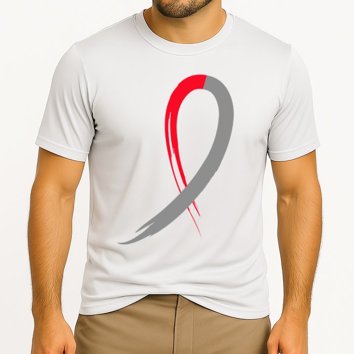 Myelodysplastic Syndromes Awareness Ribbon Cooling Performance Crew T-Shirt