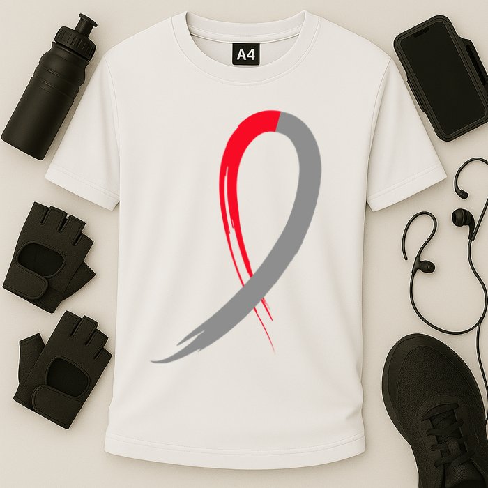 Myelodysplastic Syndromes Awareness Ribbon Cooling Performance Crew T-Shirt
