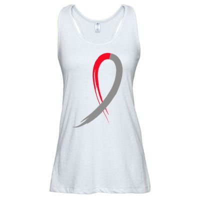 Myelodysplastic Syndromes Awareness Ribbon Ladies Essential Flowy Tank