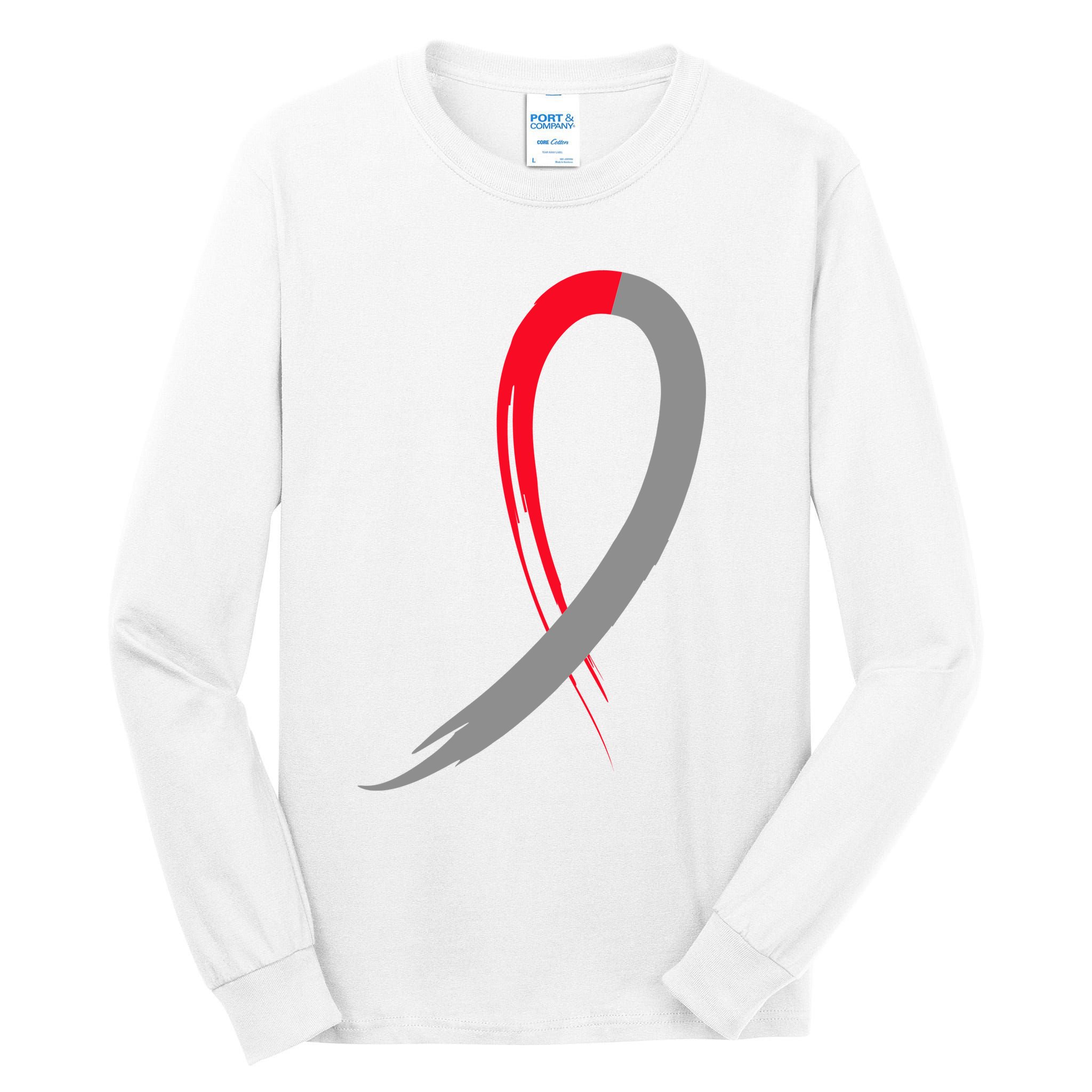 Myelodysplastic Syndromes Awareness Ribbon Tall Long Sleeve T-Shirt