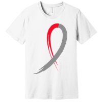 Myelodysplastic Syndromes Awareness Ribbon Premium T-Shirt