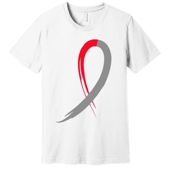 Myelodysplastic Syndromes Awareness Ribbon Premium T-Shirt
