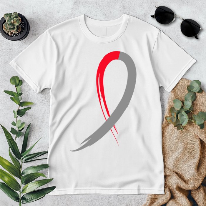 Myelodysplastic Syndromes Awareness Ribbon Premium T-Shirt