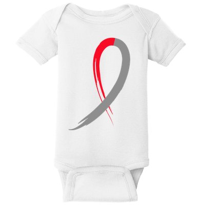 Myelodysplastic Syndromes Awareness Ribbon Baby Bodysuit