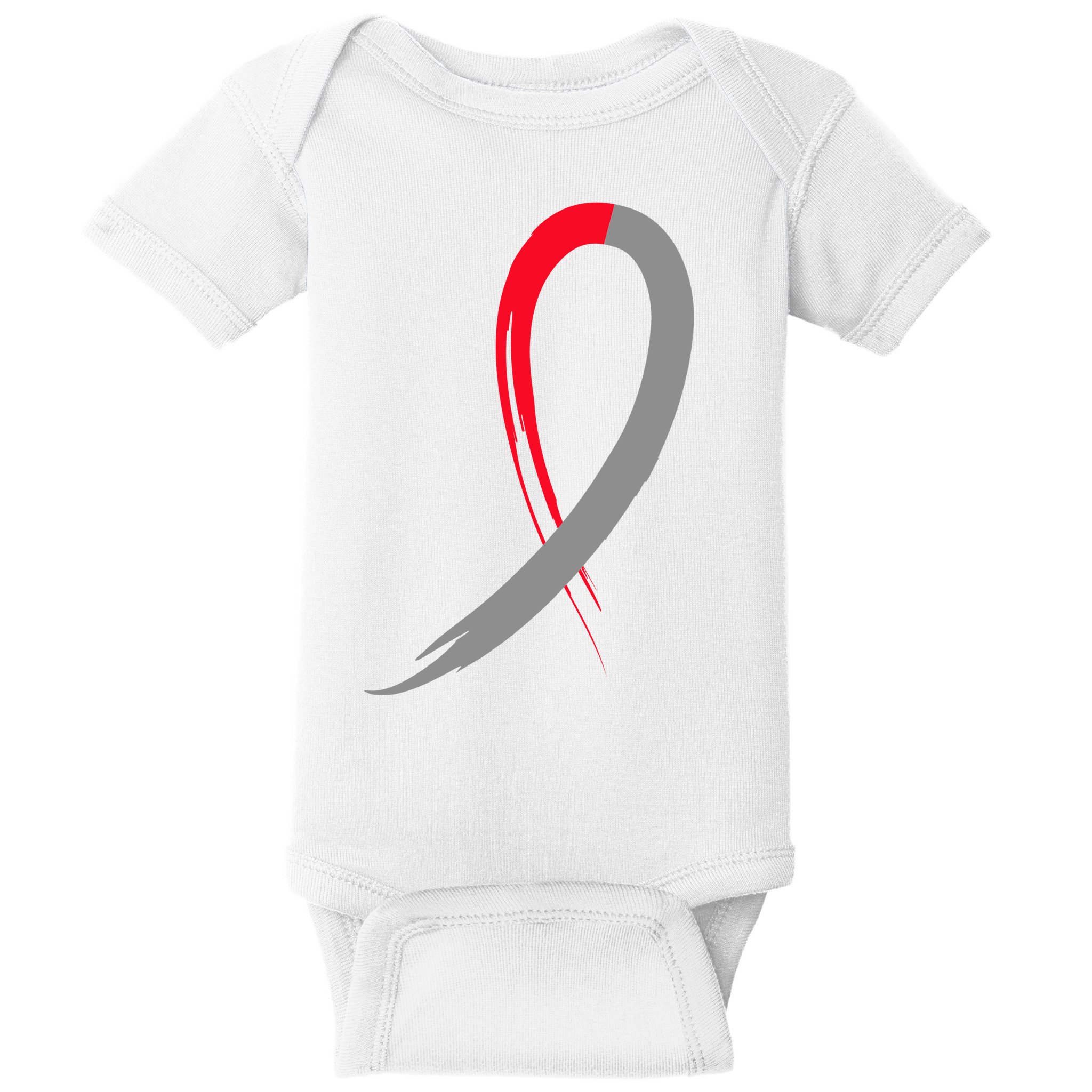Myelodysplastic Syndromes Awareness Ribbon Baby Bodysuit