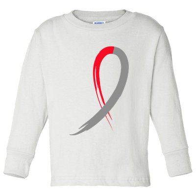 Myelodysplastic Syndromes Awareness Ribbon Toddler Long Sleeve Shirt