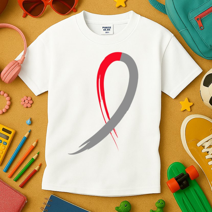 Myelodysplastic Syndromes Awareness Ribbon Kids T-Shirt