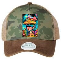 Mushroom Dreams: The Enchanted Mindscape Legacy Tie Dye Trucker Hat