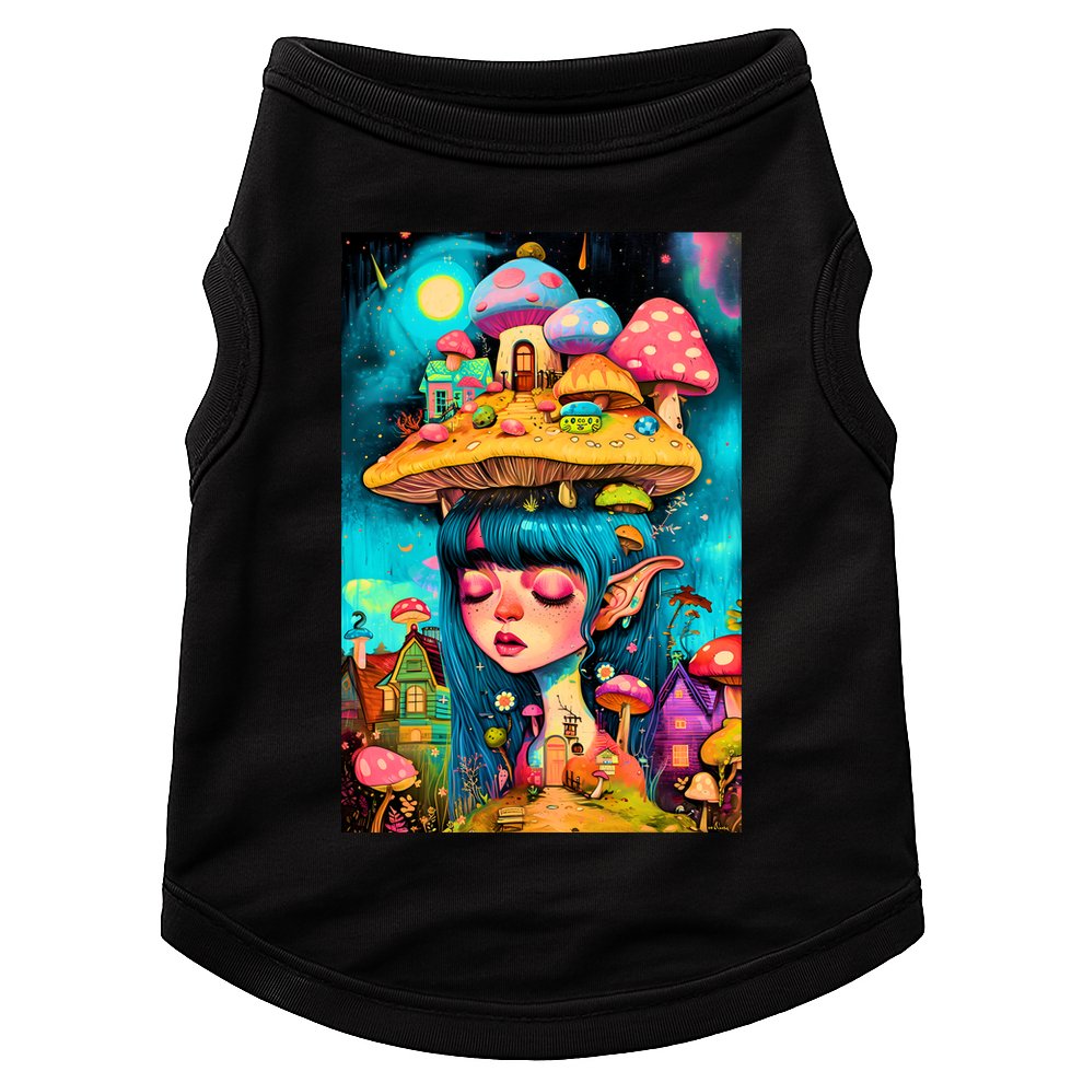 Mushroom Dreams: The Enchanted Mindscape Doggie Tank