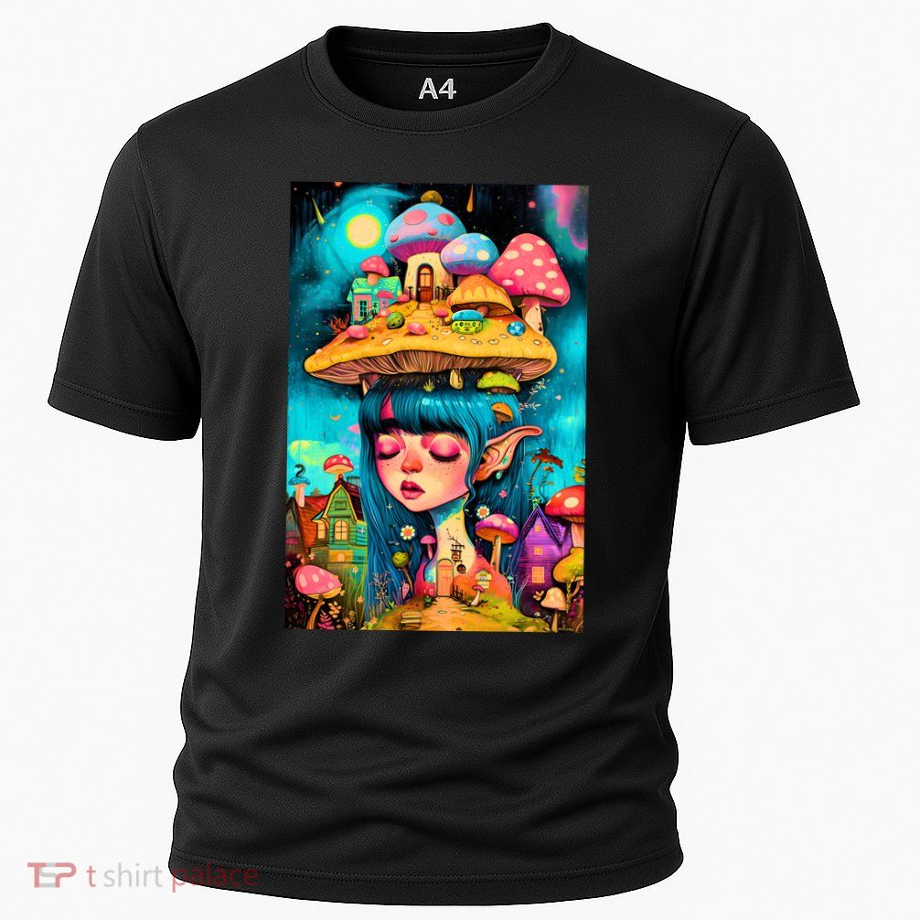 Mushroom Dreams: The Enchanted Mindscape Performance Shirt