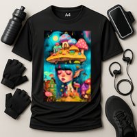 Mushroom Dreams: The Enchanted Mindscape Performance Shirt