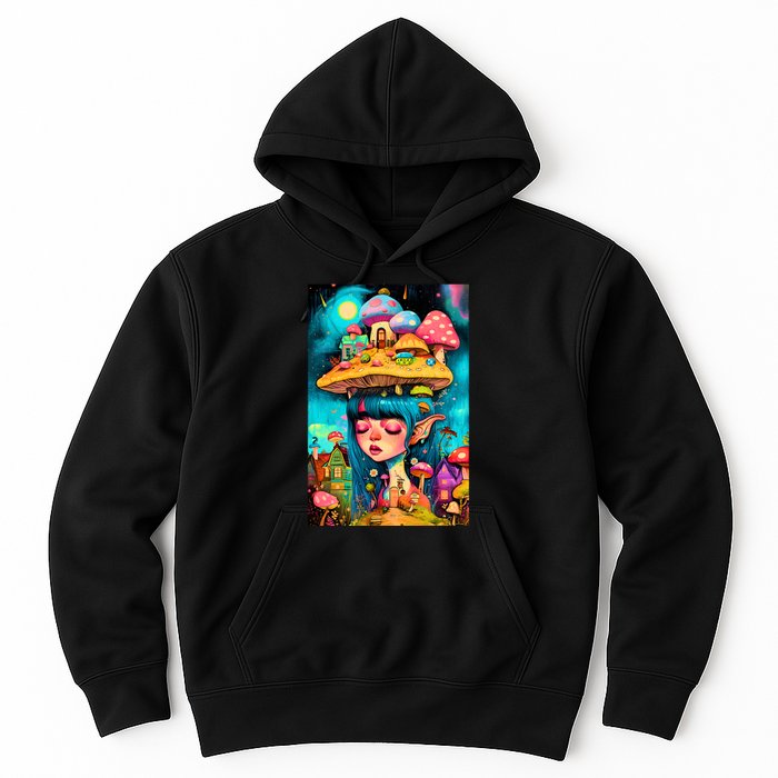 Mushroom Dreams: The Enchanted Mindscape Hoodie