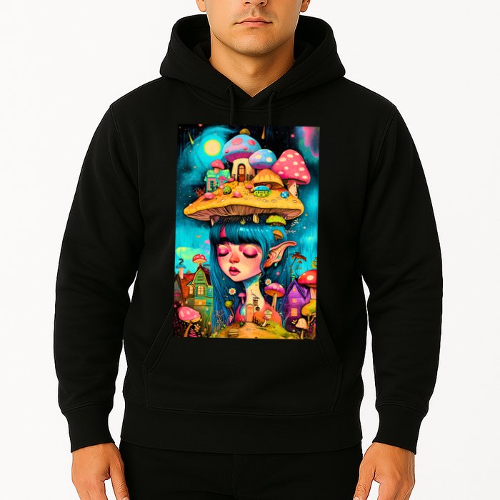 Mushroom Dreams: The Enchanted Mindscape Hoodie