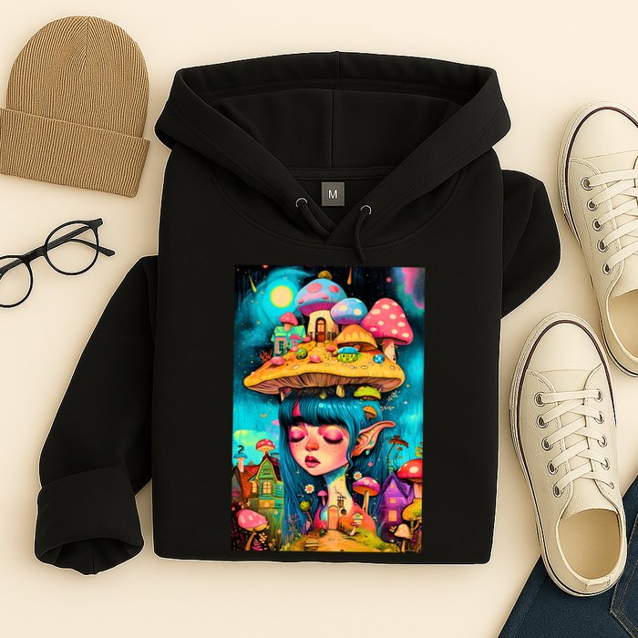 Mushroom Dreams: The Enchanted Mindscape Hoodie