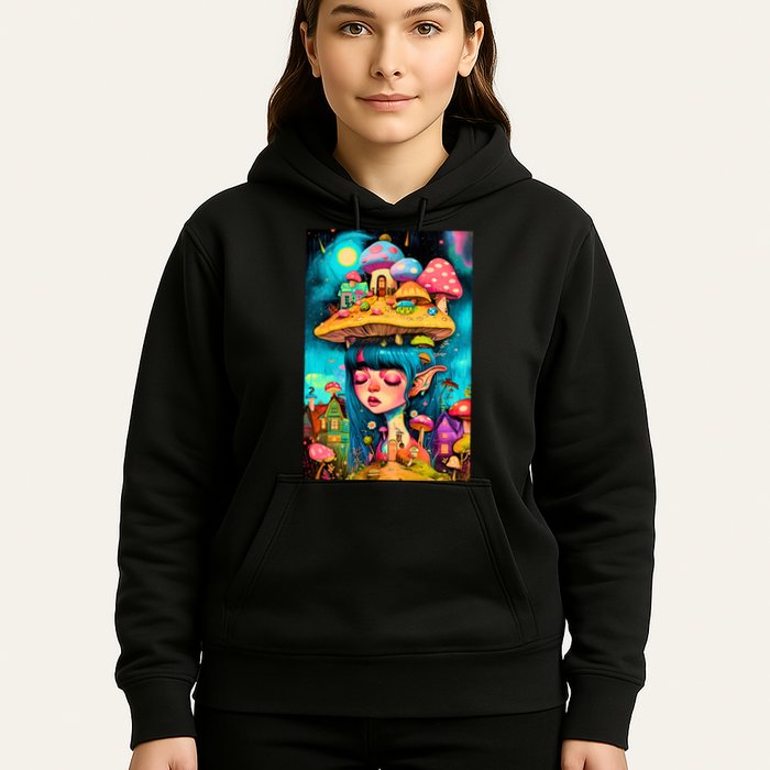 Mushroom Dreams: The Enchanted Mindscape Hoodie