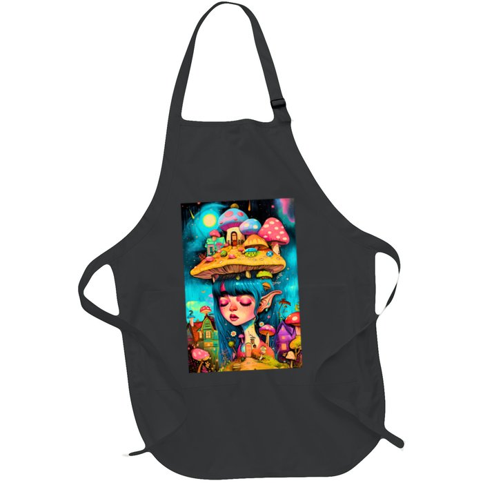 Mushroom Dreams: The Enchanted Mindscape Apron