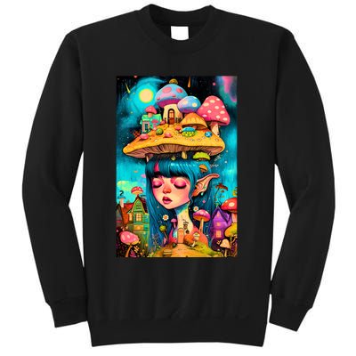 Mushroom Dreams: The Enchanted Mindscape Sweatshirt