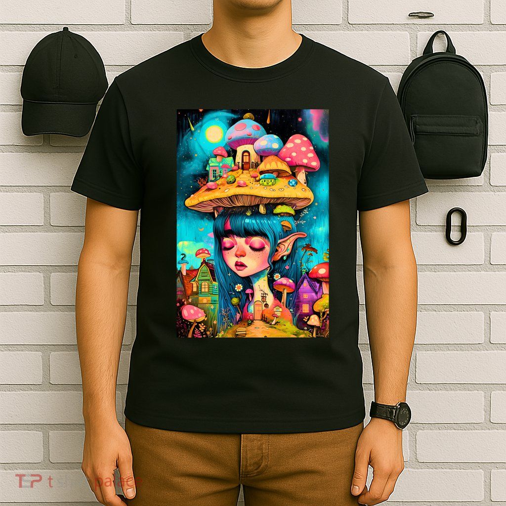 Mushroom Dreams: The Enchanted Mindscape T-Shirt