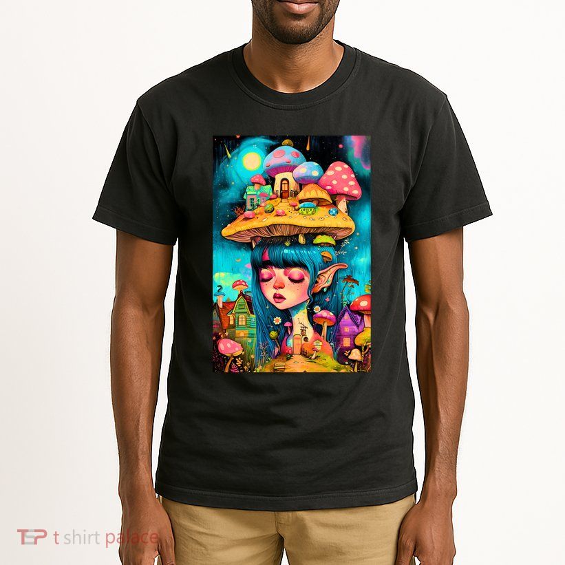 Mushroom Dreams: The Enchanted Mindscape Tall T-Shirt