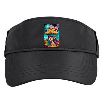 Mushroom Dreams: The Enchanted Mindscape Adult Drive Performance Visor