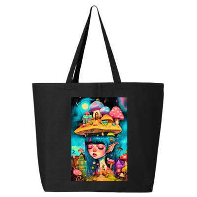 Mushroom Dreams: The Enchanted Mindscape 25L Jumbo Tote