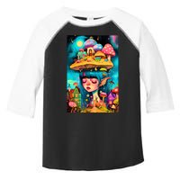 Mushroom Dreams: The Enchanted Mindscape Toddler Fine Jersey T-Shirt