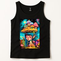 Mushroom Dreams: The Enchanted Mindscape Tank Top