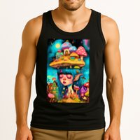 Mushroom Dreams: The Enchanted Mindscape Tank Top