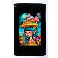 Mushroom Dreams: The Enchanted Mindscape Golf Towel