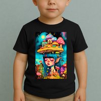 Mushroom Dreams: The Enchanted Mindscape Toddler T-Shirt