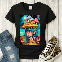 Mushroom Dreams: The Enchanted Mindscape Womens T-Shirt
