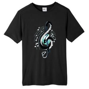 Musical Dragon Treble Maker Keyboard Pianist Musician Piano Tall Fusion ChromaSoft Performance T-Shirt