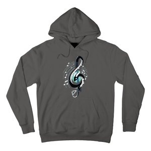 Musical Dragon Treble Maker Keyboard Pianist Musician Piano Hoodie