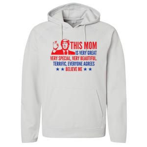 MotherS Day Trump Funny Quotes Election 2024 Performance Fleece Hoodie