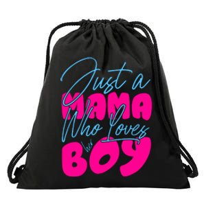 Mother's Day T Design Vector Drawstring Bag