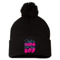 Mother's Day T Design Vector Pom Pom 12in Knit Beanie
