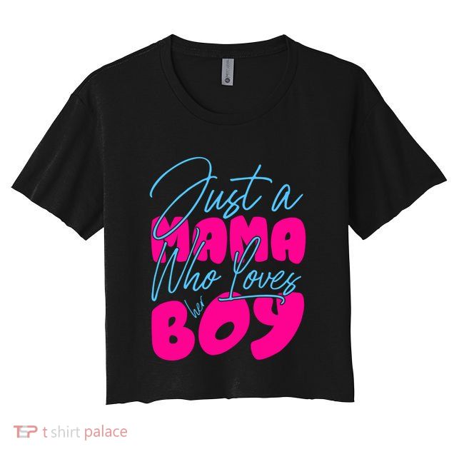 Mother's Day T Design Vector Crop Top