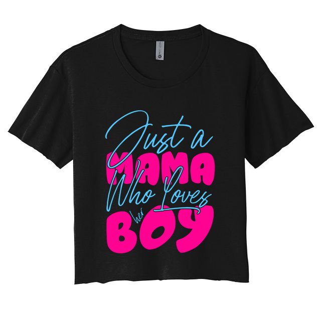 Mother's Day T Design Vector Crop Top