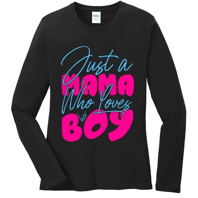Mother's Day T Design Vector Ladies Long Sleeve Shirt