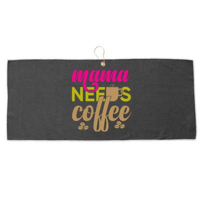 Mother's Day T Design Vector Large Microfiber Waffle Golf Towel