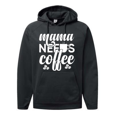 Mother's Day T Design Vector Performance Fleece Hoodie