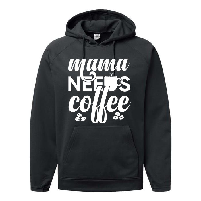 Mother's Day T Design Vector Performance Fleece Hoodie