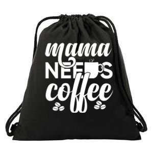 Mother's Day T Design Vector Drawstring Bag