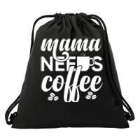 Mother's Day T Design Vector Drawstring Bag