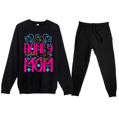 Mother's Day T Design Vector Premium Crewneck Sweatsuit Set