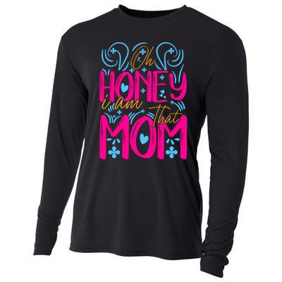 Mother's Day T Design Vector Cooling Performance Long Sleeve Crew