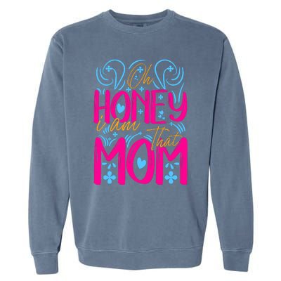 Mother's Day T Design Vector Garment-Dyed Sweatshirt