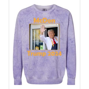 Mcdon Donald Trump 2024 Election Colorblast Crewneck Sweatshirt