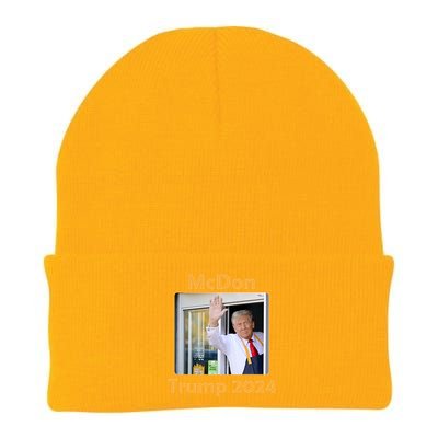 Mcdon Donald Trump 2024 Election Knit Cap Winter Beanie