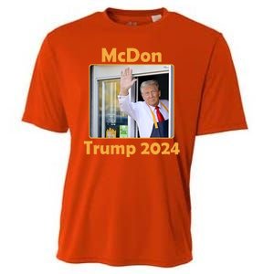 Mcdon Donald Trump 2024 Election Cooling Performance Crew T-Shirt